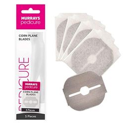 Murrays Manicure Corn Plane Blade Replacements. For Adult Use Only. Pack of 5