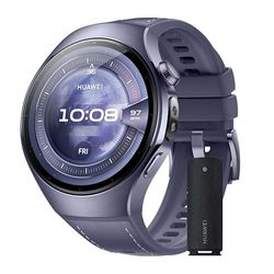 HUAWEI WATCH 5, 46mm Smartwatch, + Sound Joy 2 Nero, Tecnologia Multi-sensing X-TAP, SpO2 dal Polpastrello, Health Glance, eSIM, con App ECG, HRV, 30 mesi di Garanzia, Android e iOS