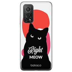 ERT GROUP mobiltelefonfodral för Xiaomi MI 10 LITE originalt och officiellt licensierat Babaco mönster Cats 004 optimalt anpassad till formen på mobiltelefonen, fodral tillverkad av TPU-plast