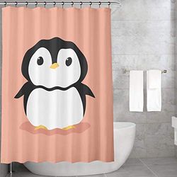 Bonamaison Shower Curtain, Polyester, Multicolor, 150x200 cm