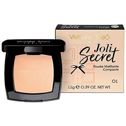 Vivienne Sabo - Mattifying Pressed Powder/Poudre Matifiant Compacte Joli Secret 01 - golden honey