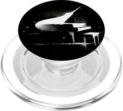 Obra de arte minimalista de piano de cola en una sala de conciertos PopSockets PopGrip para MagSafe