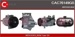 CASCO CAC76149GS Compressore A/C Mercedes - Smart