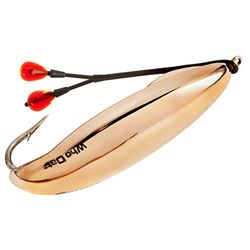 Bomber Saltwater Grade Who DAT Weedless Cucchiaio da Pesca Sferragliare – BP Toxic Mullet, Gold