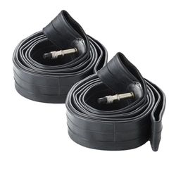 Fischer Tubo flessibile per bicicletta X2, medio, 28 e 29 pollici, norma ETRTO: 35/50-622, valvola Dunlop, 2 pezzi