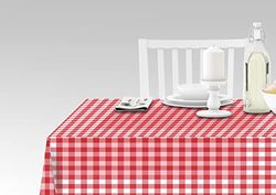 Doge Milano Nappe avec impression numérique, 100% Made in Italy Nappe antidérapante pour salle à manger, lavable et antitache, Modèle Maiolica - Ruili, cm 140x140