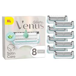 Gillette Venus Per i Peli e la Pelle della Zona Intima, 8 Lamette di Ricambio per Rasoio Da Donna, Aiuta a Proteggere La Pelle Della Zona Intima Dalle Irritazioni Della Rasatura