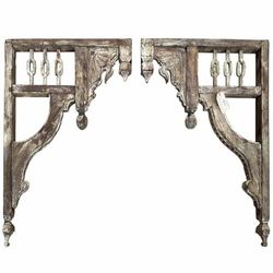 Alexandra House Living Supports pour étagères Marron Bois de manguier 6 x 80 x 106 cm