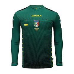 LEGEA 2020/2021 Maillot Arbitre AIA M/L. Homme, Vert, L