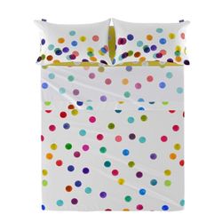 HappyFriday Bedlaken, confetti, meerkleurig, 180 x 270 cm