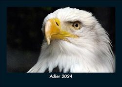 Adler 2024 Fotokalender DIN A5: Monatskalender mit Bild-Motiven von Haustieren, Bauernhof, wilden Tieren und Raubtieren