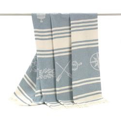 Alexandra House Living Serviette de Plage Maca Vert Clair 125 x 180 cm
