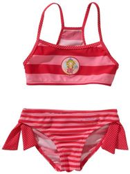 Schiesser - Traje de natación para niña, tamaño 92 UK, Color Rojo