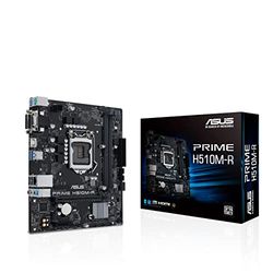 ASUS PRIME H510M-R R2.0-SI – Carte mère Intel H510 LGA 1200 micro ATX (PCIe 4.0, HDMI, VGA, USB 3.2 Gen 1 Type-A, SATA 6 Gb/s, Armoury Crate, 5X PROTECTION III)