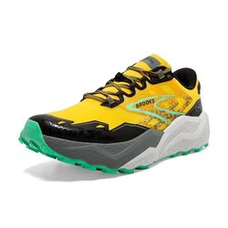 BROOKS Caldera 7, Sneaker Herr 42.5 EU, Citron Chrome Black Sedona Sage, 42.5 EU