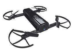 Revell Control 20060 Flitt Latający kieszonkowy aparat do selfie z wideo 720p HD i przepływem optycznym, czarny połysk