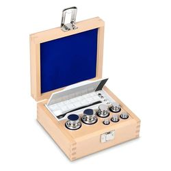 Kern 324-04 gewichtsset, knoopvorm, messing vernikkeld, 1 stuk