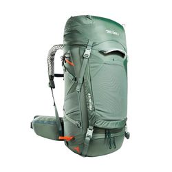 Tatonka Pyrox 40+10 - Mochila de senderismo para mujer, con gran apertura frontal, compartimento inferior y funda para la lluvia, 50 litros