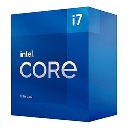 Intel Core i7-11700 - Procesador Intel Core i7-11700 (Intel 500 Series & Select 400 Series Chipset) de 8 núcleos, 65 W