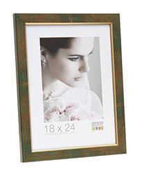 Deknudt Frames Fotolijst grootte (foto): 35 cm H x 28 cm B, kleur: groen/goud