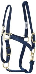 Weaver Leather Original Verstelbaar nylon paardenhalster, pas gespeend veulen/pony, marineblauw