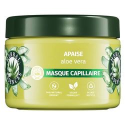 Herbal Essences Sans Sulfates Masque 500ml Hydratant Aloe Vera– Apaise, Nettoie et Nourrit Les Cheveux Très Secs, Parfum Jasmin et Ingrédients d'Origine Naturelle, Végan
