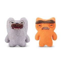 Fuggler Hairy Fuggs 9"-serie 1 pluche 2PK (Old Tooth-Moustache-Grey And Munch-Mono-Orange), 15762E