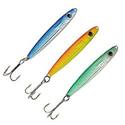 Abu Garcia Kystsilda Señuelos de Pesca para Pescadores - Anzuelos Ultraafilados, Duraderos para Pesca en Agua Dulce y Salada, Señuelos Topwater y Jigging, Surtidos 28g