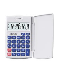 Casio LC-401LV-WE-BOITE Calcolatrice Scuola Primaria Bianco