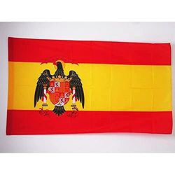 Spanje 1977-1981 Vlag 150x90 cm voor een paal - Spaanse vlaggen 90 x 150 cm - Banier 3x5 ft met gat - AZ FLAG