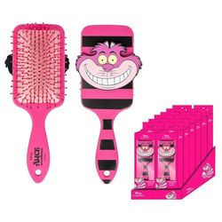 CERDÁ LIFE'S LITTLE MOMENTS -Disney Hairbrush - Pink Colour - Detangling Brush - Cheshire Cat Print Design - Original Product