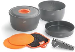 Esbit 410809 Conjunto de cozinha para campismo, tamanho 2L e 2,5 L