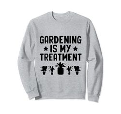 La jardinería es mi tratamiento Jardinero Jardinero Planta Botánica Sudadera