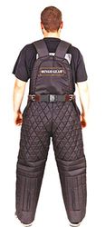 DINGO GEAR Corduroy Trousers for the Dog Training Decoy Light Guard Size L S01006, Black