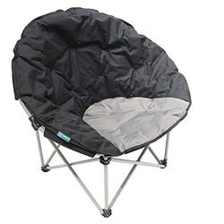 Homecall Opklapbare kinderstoel voor op de camping 600D polyester/ripstop zwart/grijs