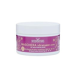 Maternatura, Mascarilla Hidratante para Cabello Rizado con Avena, Define los Rizos, Efecto Antifrizz, Bio Beauty Routine para Cabello Rizado, Made in Italy - 200 ml