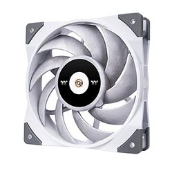 Thermaltake TOUGHFAN 12 White High Static Pressure Radiator Fan (Single Fan Pack) | low noise PC Fan | Case Fan | white