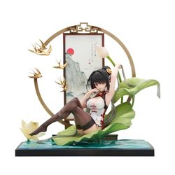 GoodShow Datum een leven: Spirit Pledge PVC beeldje 1/7 Kurumi Tokisaki Ink Black China Dress Ver. 22 cm