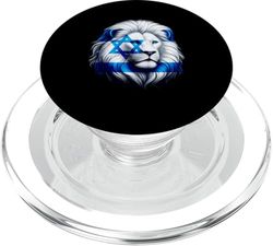 León de Judá Orgullo Judío Bandera Israel Fuerza Unidad PopSockets PopGrip para MagSafe