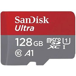 SanDisk 128GB Ultra UHS I MicroSD Card 140MB/s R for Smartphones Warranty 10 Years - SDSQUAB-128G-GN6MN
