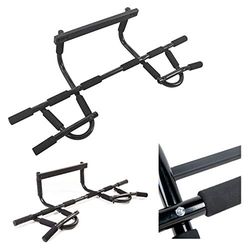 FFitnes FFitness Iron Gym optrekstang, uniseks, voor volwassenen, zwart-grijs, eenheidsmaat