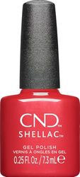 CND Shellac - Esmalte de uñas UV Dragon Slay All Day – Nº 482 rojo brillante – Original CND – Gel barniz – Diseño de uñas – Queen Tessential collection
