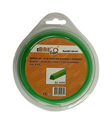 Bricoferr BF-100-81 (fil pour débroussailleuse 2,4 mm x 15 m carré)