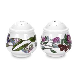 Portmeirion 602705 Botanic Garden - Salt & Pepper (Romantic Shape),Green