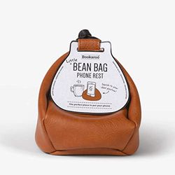 Bookaroo Little Bean Bag Phone Rest - Brown, Phone Holder