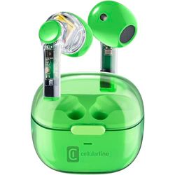cellularline TWS Wireless in-ear capsule, bluetooth hoofdtelefoon met oplaadhoes, 3,5 uur afspeeltijd, 4 keer opladen, touch-bediening en automatische koppeling
