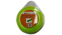 Bricoferr BF100-82 draad voor grastrimmer, 4 mm x 15 m, vierkant