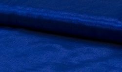 CRS Fur Fabrics Material de Tela de Gasa de Organza de Crystal, Color Azul