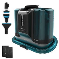 Cecotec Aspirapolvere per materassi e tappezzerie senza Cavo Conga Carpet & Spot Clean Infinity. 150W, 2 Batterie Intercambiabili, Autonomia 60 Minuti, Spruzzatore d'Acqua e Accessorio per Finestre