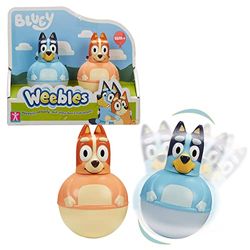 Weebles, 2 personages Bluey, Bluey & Bingo, Culbuto, speelgoed voor kinderen vanaf 1 jaar, WEU003